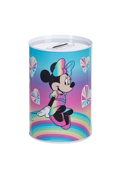SOHO Pușculiță metalică sigilată cu design Disney Minnie, 10x15cm, multicoloră