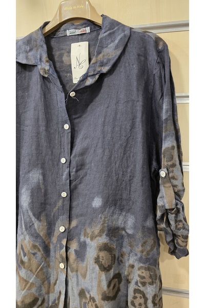 Park Moda Італійська сорочка з батику з леопардовим візерунком