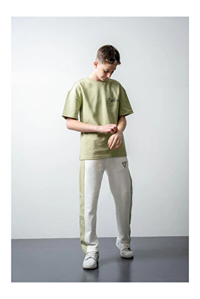 QUEEN KİDS بنطال كوين كيدز للأولاد 7721 أخضر إكرو