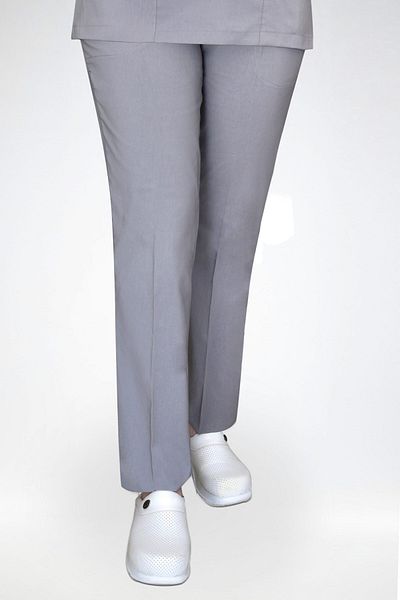 Nur Medikal Giyim Pantaloni unisex gri moale din Lycra chirurgic Doctor Uniformă inferioară pentru asistentă