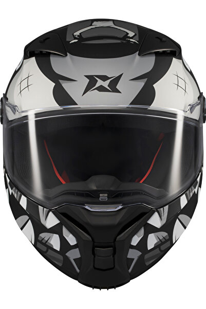 AXXIS FENIX ANGRY FACE B2 BLACK GREY MATT