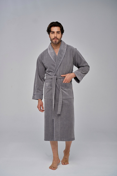 Nuşa Κομψό ανδρικό φόρεμα από βαμβακερό ζακάρ μπαμπού