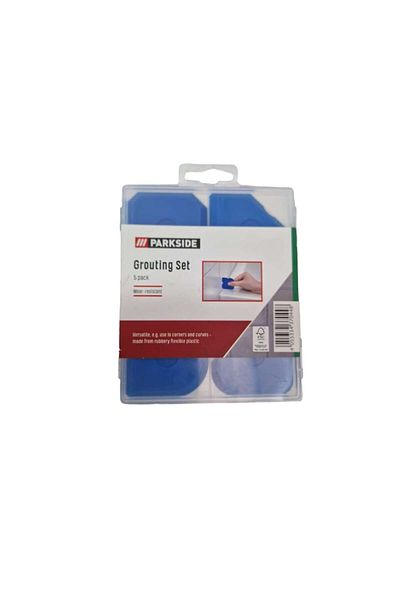 SOHO Set cu 5 spatule din silicon pentru netezirea rosturilor, Albastru