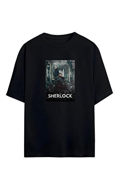 MAGORS شيرلوك - تي شيرت كبير الحجم