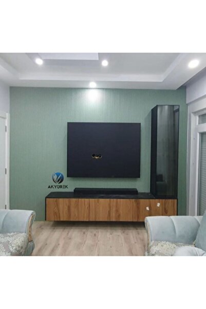 AGT AKYÜREK STORE LB 2200 Y MODEL SU YEŞİL RENK DEKOR PROFİL DUVAR KAPLAMA LAMBRİ PANEL