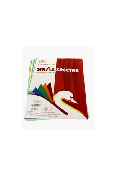 Spectra Colored Paper A4 – Set of 25 Sheets, Various Colors, Ideal for Creative and Professional Projects