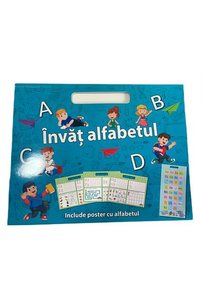 Bibilel Illustrated book with exercises for children, Learn the Alphabet