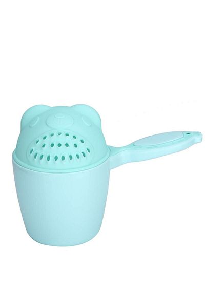 OEM Cupă de șampon pentru bebeluși cu filtru de protecție pentru ochi și față, mâner ergonomic, verde