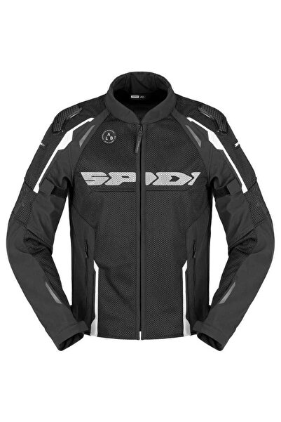 Spidi RACE WARRIOR 2 NET YAZLIK CEKET SİYAH BEYAZ