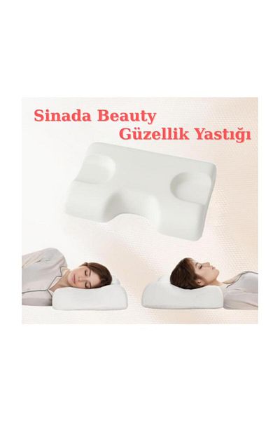 Sinada وسادة Beauty Beauty مع غطاء من حرير التوت النقي