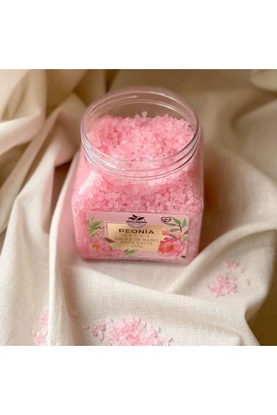 Becasan Nature Peony scented bath salt, Becasan Nature, 450 g