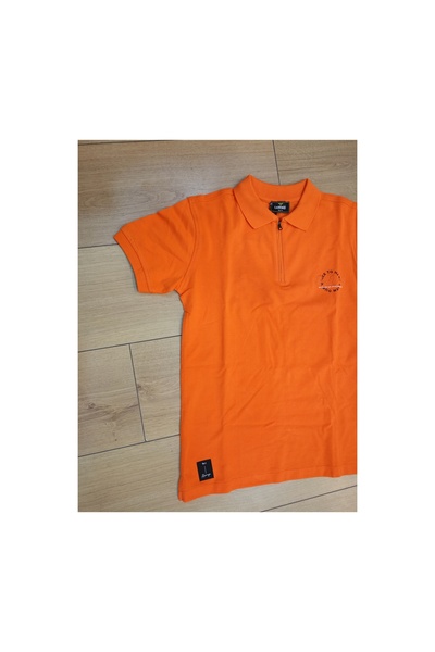 Carrinos Polo Neck Tshirt Orange
