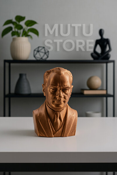 Mutu Store Dekoratif Atatürk Masa Üstü Heykel Figürü