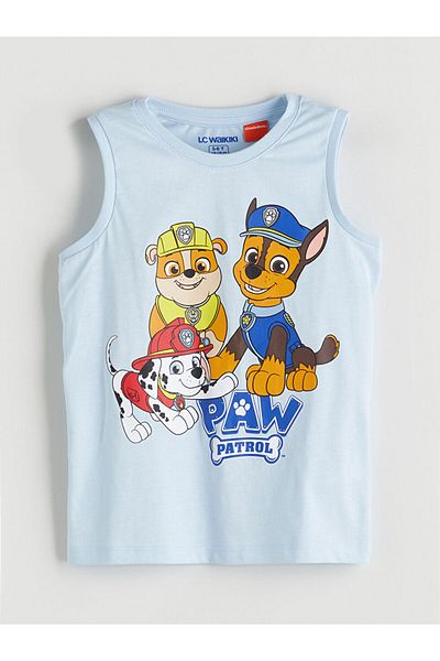 LC Waikiki New Season Paw Patrol Printed Boys' Shorts Pajama Set - S5J556Z1