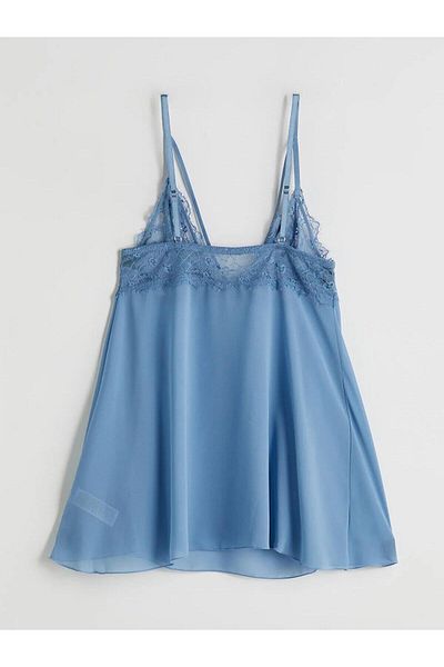 LC Waikiki Babydoll LCW DREAM cu decolteu în V cu detaliu din dantelă (W5)