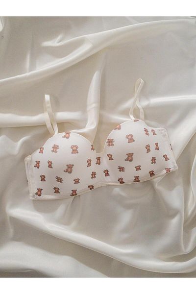 İNKO İÇ GİYİM Minish Bearer Lotus Bra with Underwire and No Padding