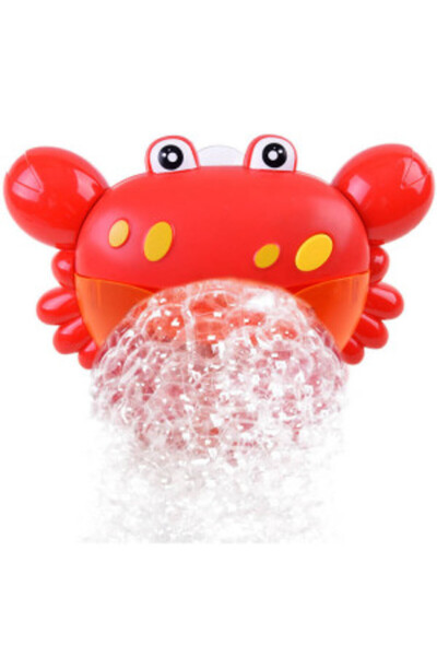 Jokomisiada Interactive Bath Toy, Crab, with Melodies and Foam, Red