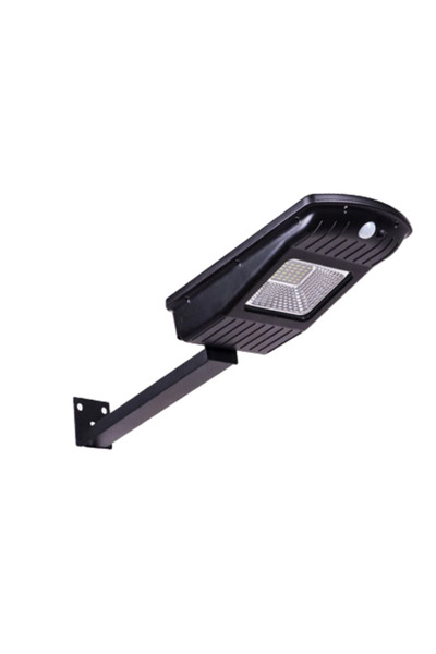 KlaussTech Lampă stradală solară 30 W, baterie litiu-ion, neagră