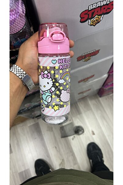 KumOziShop Sanrio Kuromi Cinnamoroll My Melody Hello Kitty Baskılı Su Kabı