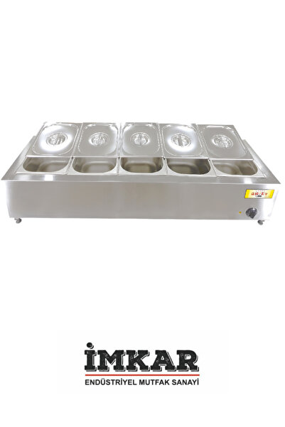 Üret Çelik SET ÜSTÜ BENMARİ 1/2 KÜVET X 4