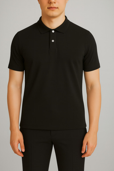 nacar çarşı Unisex crna polo majica kratkih rukava Lacoste – Pogodna za školu...