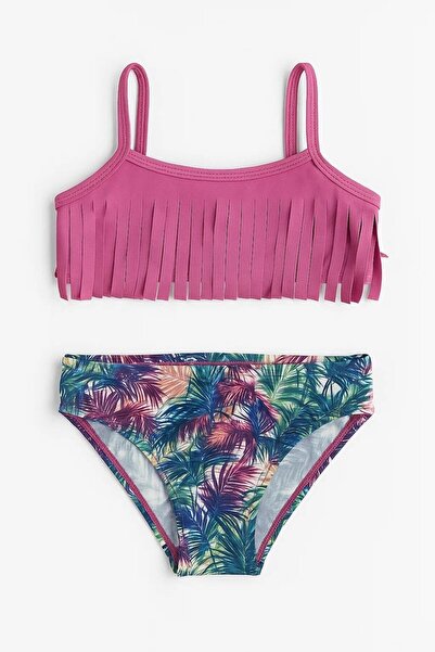 Midu & Fun Lambada Kız Çocuk Bikinisi - Pembe