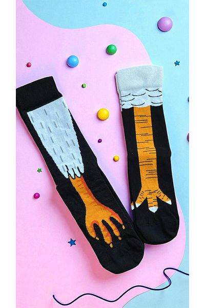 MODA 2 Pack Different Chicken Feet Socket Socks