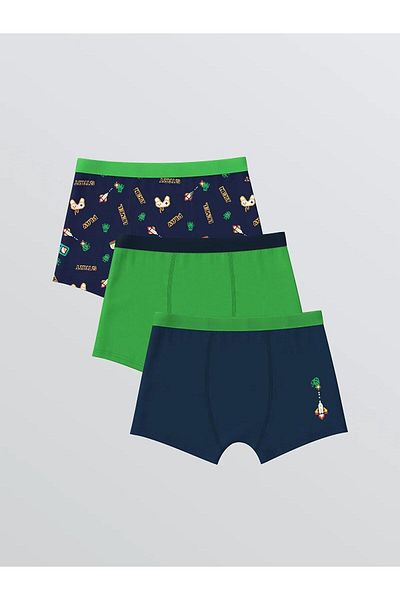 LC Waikiki Boxeri pentru băieți cu model LCW Kids 3 piese (W5)