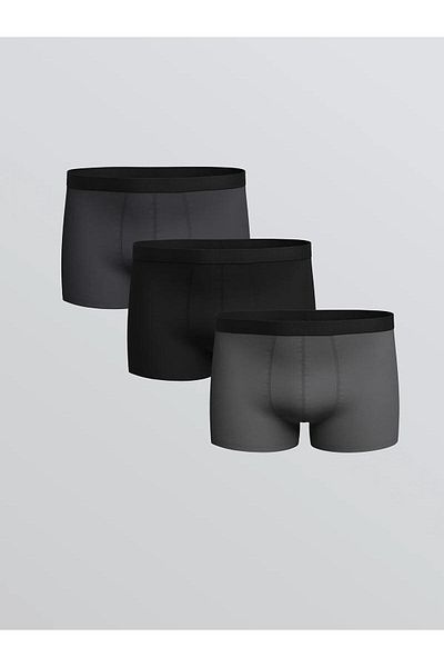 LC Waikiki Мъжки боксерки, стандартна кройка, памучни, гъвкави, чифт от 3 (W5)