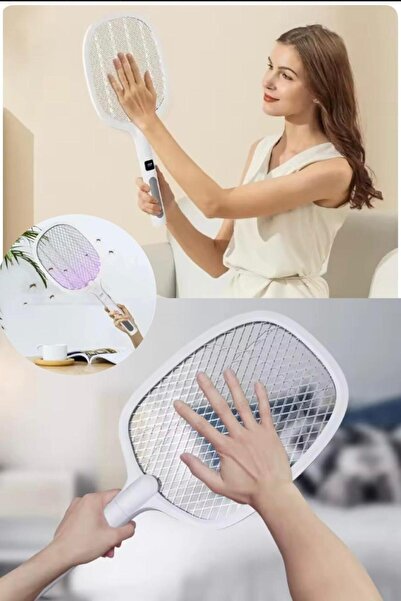 Munico 3'ü 1 Arada Sivrisinek Öldürücü Lamba Katlanabilir Elektrikli Şok Ciha...