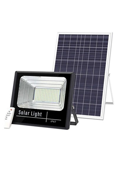 KlaussTech Set de corp de iluminat LED și panou solar fotovoltaic, 100w, lamp...