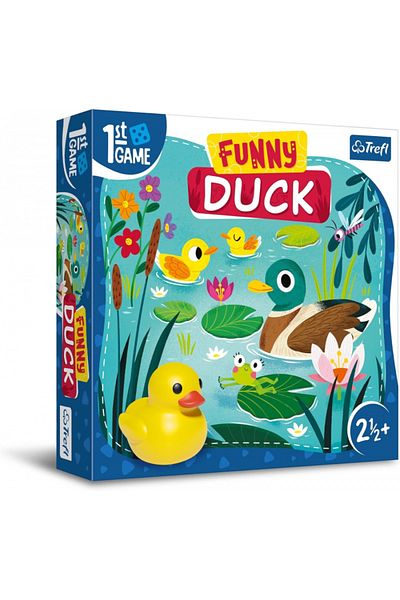 Toyki Toys Funny Duck - Cooperative Board Game for Toddlers