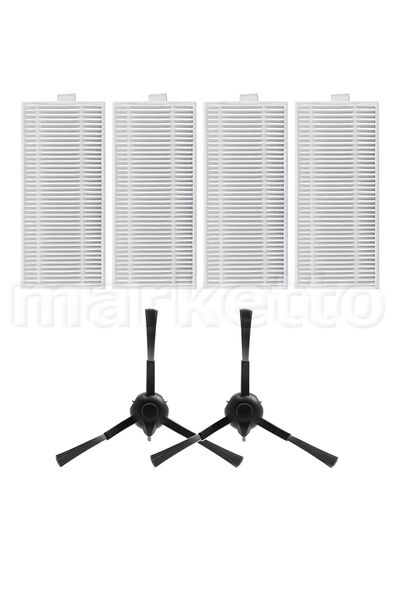 Marketto Σετ φίλτρου Hepa και πλευρικής βούρτσας 6 τεμαχίων συμβατό με τη σει...