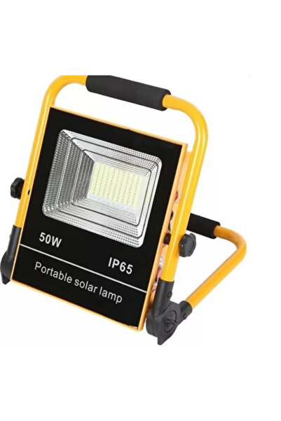 KlaussTech Lampă solară portabilă de exterior, 50w, protecție IP66, încărcare...