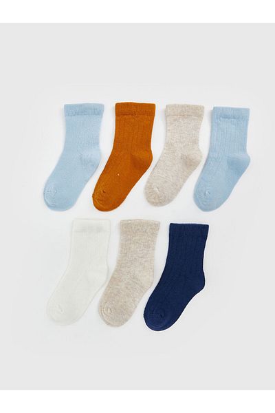 LC Waikiki New Season Basic Boy's Socks 7-Piece - S5Ky13Z1
