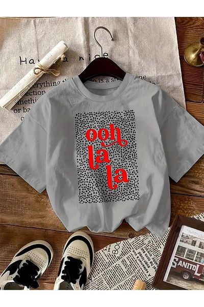 l'eivor Ooh La La Printed Women's Cotton T-Shirt