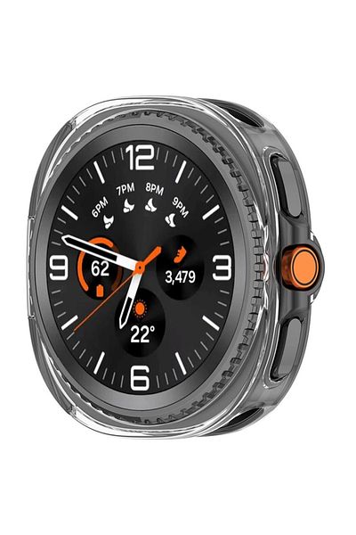 Novatis Galaxy Watch 8 40mm Compatible Case Transparent Tpu 360 Full Protection Silicone Screen Protector