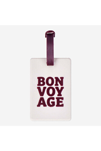 Flying Tiger Copenhagen Bon Voyage Yazılı Silikon Valiz Aksesuarı