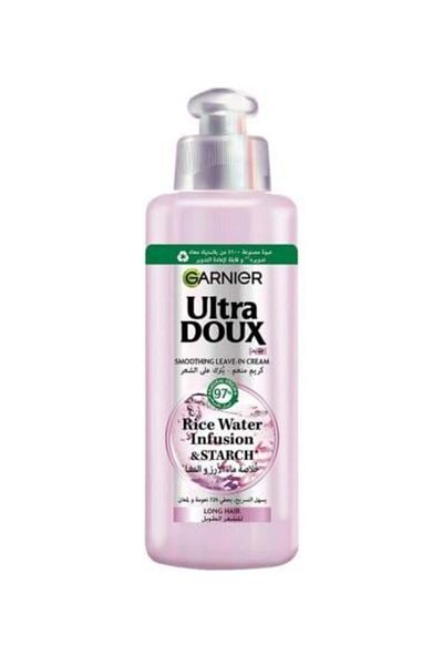 Garnier Ultra Doux Hair Cream with Rice Water and Starch Smoothness and Shine by 200ml