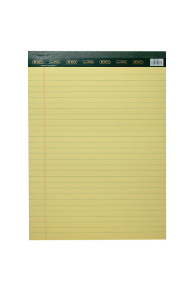 Roco دفتر كتابة قياسي، A4، 80 صفحة (40 ورقة)، مسطر، أصفر