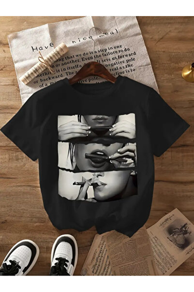 l'eivor Дамска и пурена специална дизайн печатна дамска памучна тениска