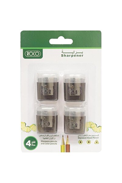 Roco مبراة جيب، فتحة واحدة، ألوان متنوعة