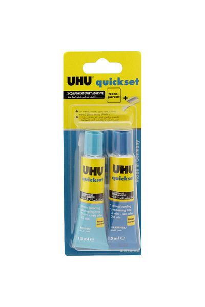Uhu Quickset No. 35 Epoxy, 30.00 ml ( 1.06 oz ), Clear