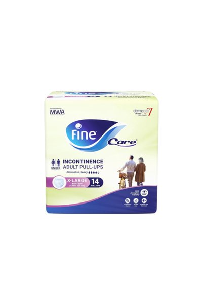 Fine Care Adult Diapers, Extra Large Size, 14 Diapers