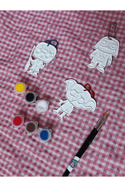 Piece Of Date 2D Anahtarlık/Charm - Harry Potter, Dobby ve Hagrid