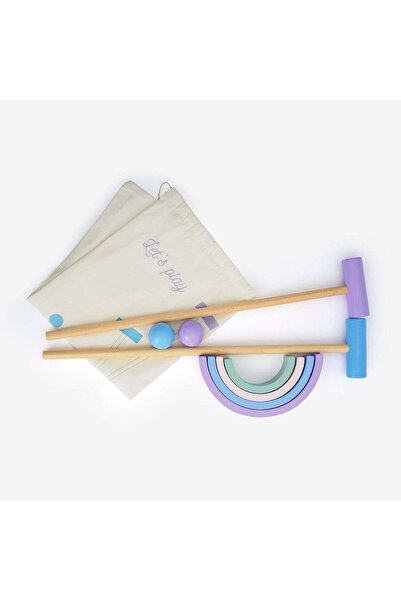 Flying Tiger Copenhagen Ahşap Kriket Oyunu Seti