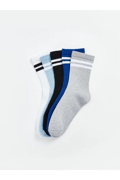 LC Waikiki Lcw Kids Striped Boy's Socks 5-Piece (W5)