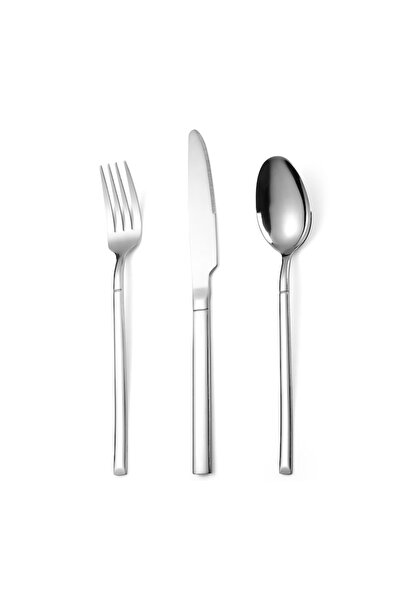 Trendy's Set of Cutlery, 36 Pieces, for 12 People, TRENDY'S, Luxury Edition, Chrome