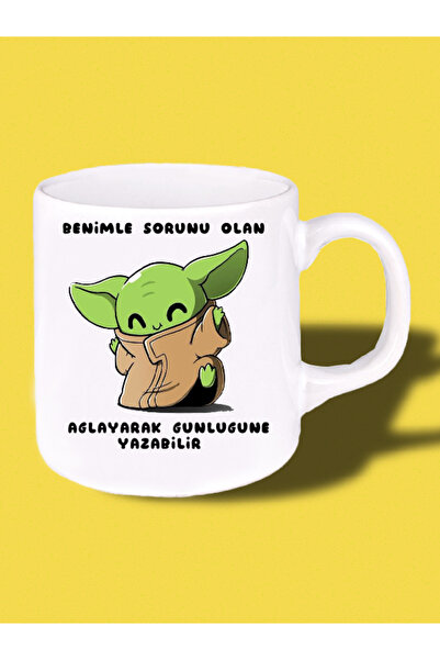 ART HEDİYE يودا يمكنها كتابة يوميات البكاء على كوب مطبوع