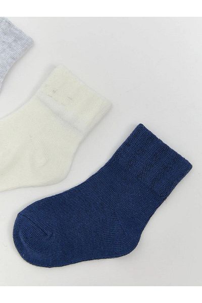 LC Waikiki Șosete LCW baby Basic pentru băieți, pachet de 3 (W5)